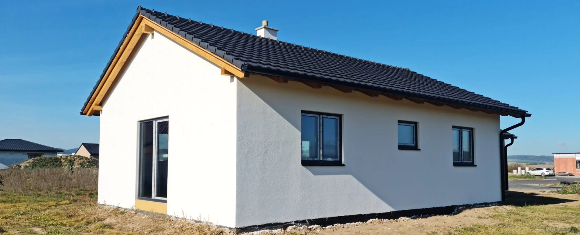 Rodinný dům Alfa - hrubá stavba uzavřená